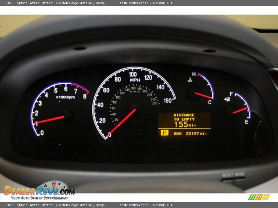 2006 Hyundai Azera Limited Golden Beige Metallic / Beige Photo #15