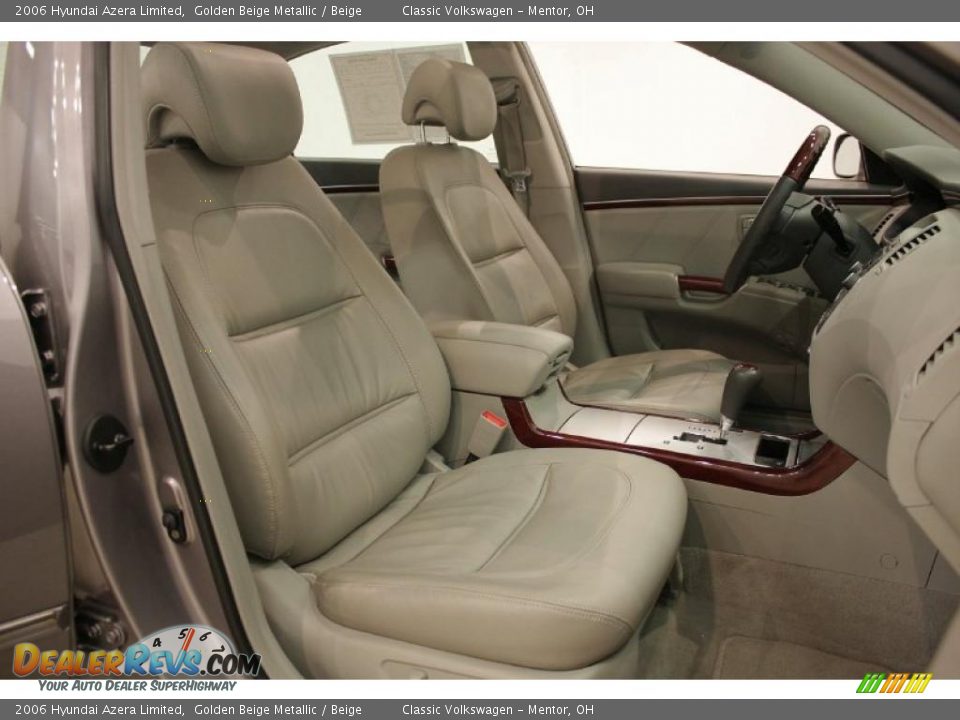 2006 Hyundai Azera Limited Golden Beige Metallic / Beige Photo #19