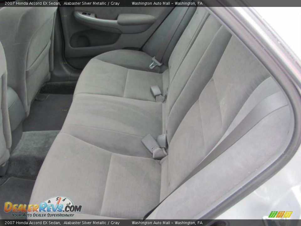 2007 Honda Accord EX Sedan Alabaster Silver Metallic / Gray Photo #11