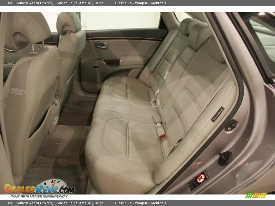 2006 Hyundai Azera Limited Golden Beige Metallic / Beige Photo #21