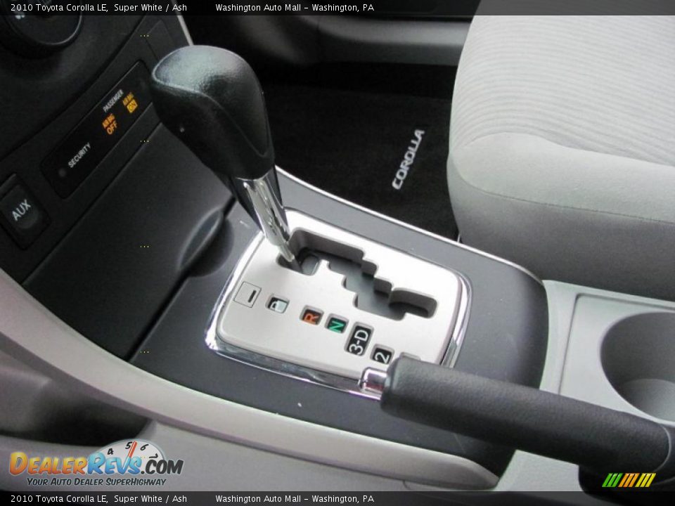 2010 Toyota Corolla LE Super White / Ash Photo #9