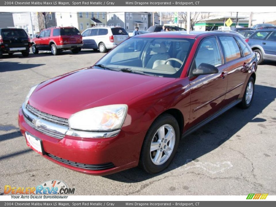 2004 Chevrolet Malibu Maxx LS Wagon Sport Red Metallic / Gray Photo #1