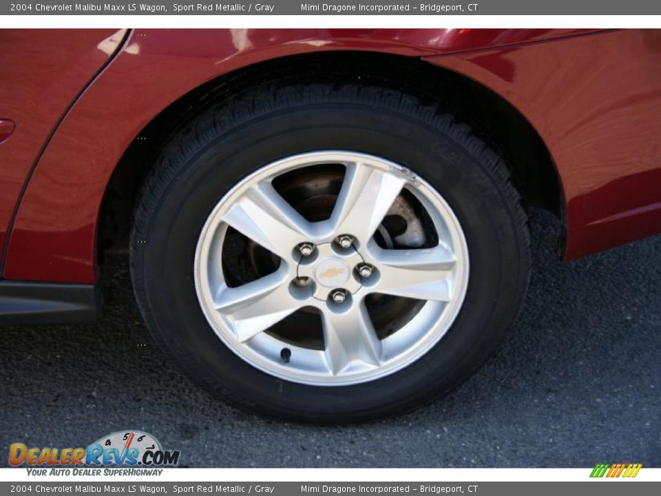 2004 Chevrolet Malibu Maxx LS Wagon Sport Red Metallic / Gray Photo #7