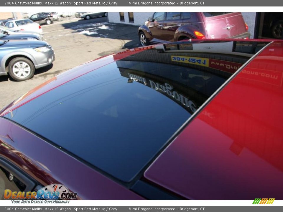 2004 Chevrolet Malibu Maxx LS Wagon Sport Red Metallic / Gray Photo #14