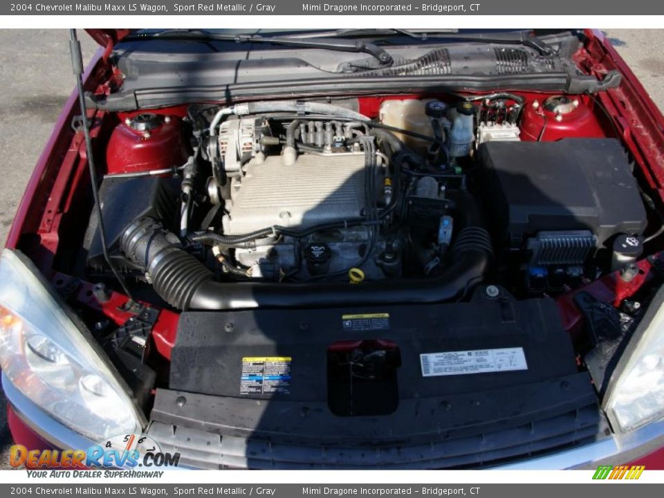 2004 Chevrolet Malibu Maxx LS Wagon Sport Red Metallic / Gray Photo #15