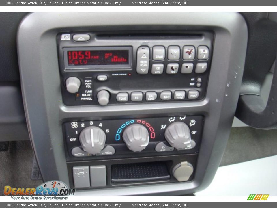 2005 Pontiac Aztek Rally Edition Fusion Orange Metallic / Dark Gray Photo #14