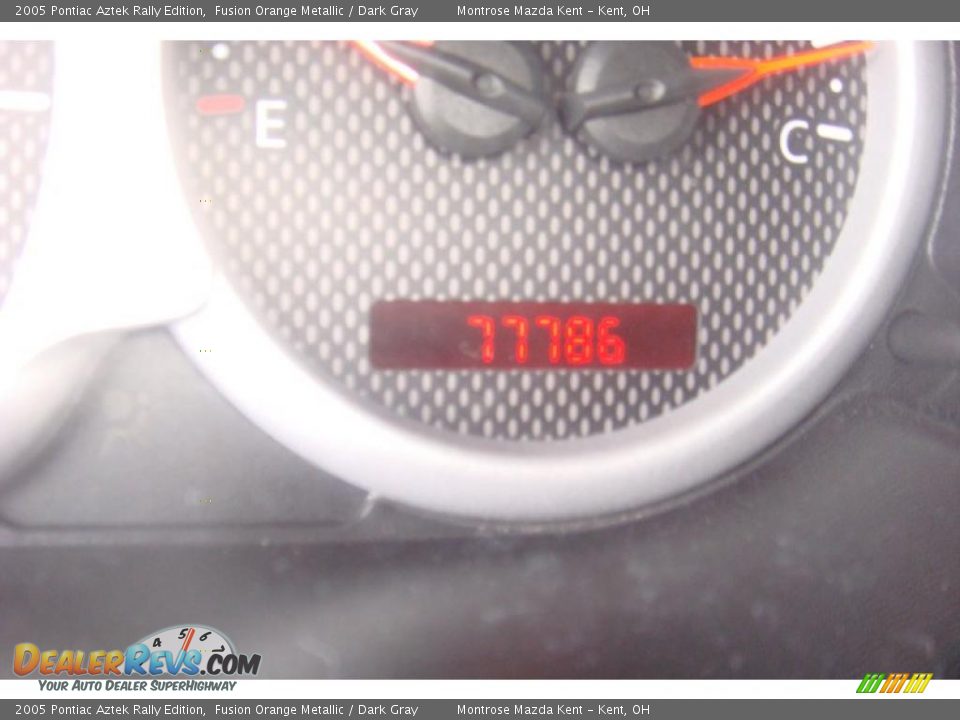 2005 Pontiac Aztek Rally Edition Fusion Orange Metallic / Dark Gray Photo #24