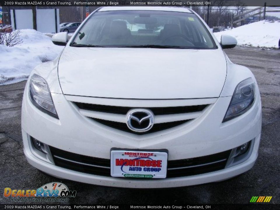 2009 Mazda MAZDA6 s Grand Touring Performance White / Beige Photo #8