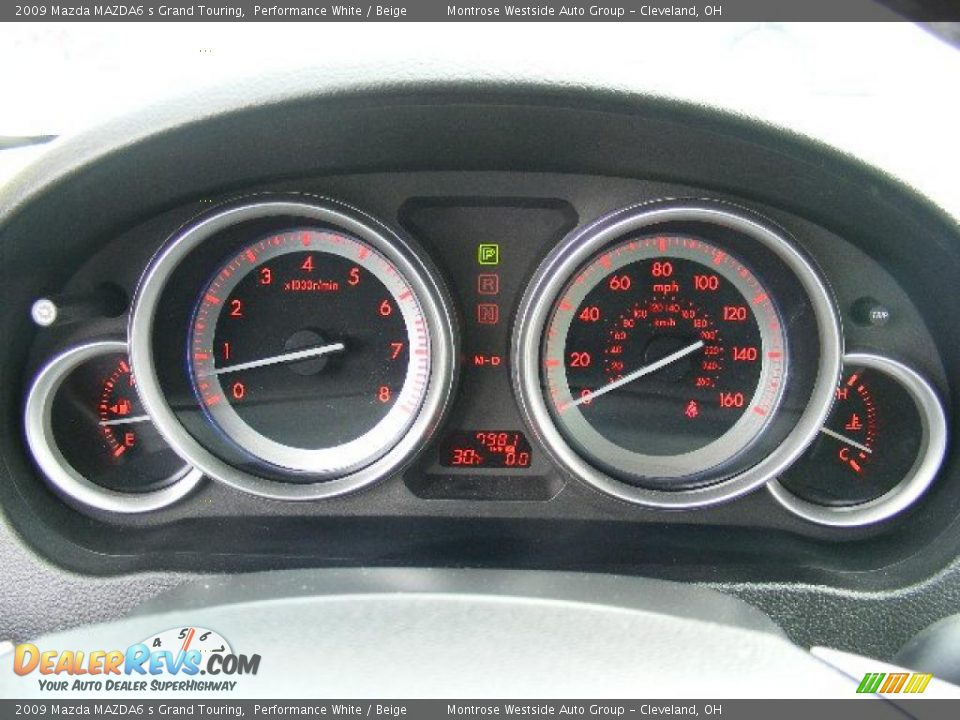 2009 Mazda MAZDA6 s Grand Touring Performance White / Beige Photo #17