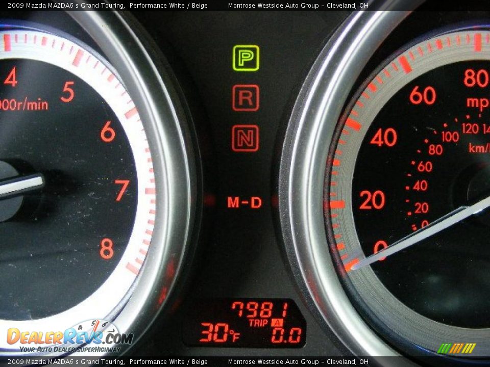 2009 Mazda MAZDA6 s Grand Touring Performance White / Beige Photo #18