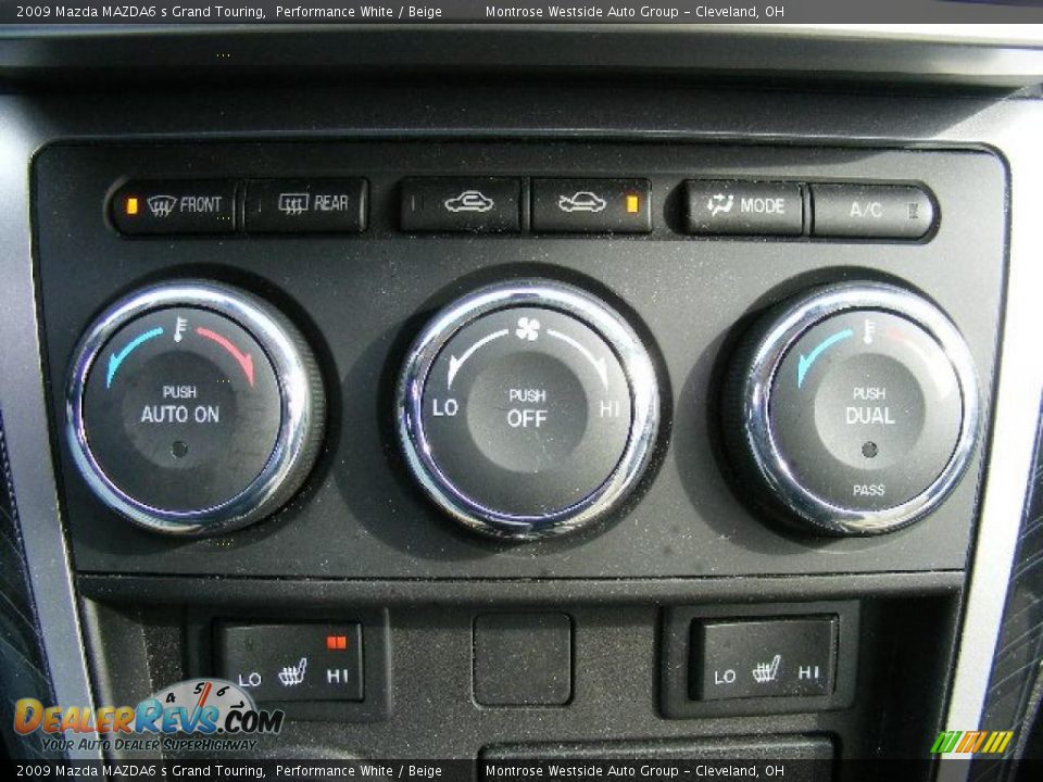 2009 Mazda MAZDA6 s Grand Touring Performance White / Beige Photo #22