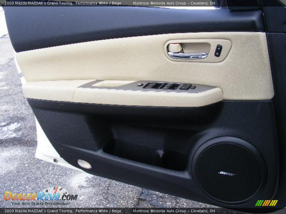 2009 Mazda MAZDA6 s Grand Touring Performance White / Beige Photo #25
