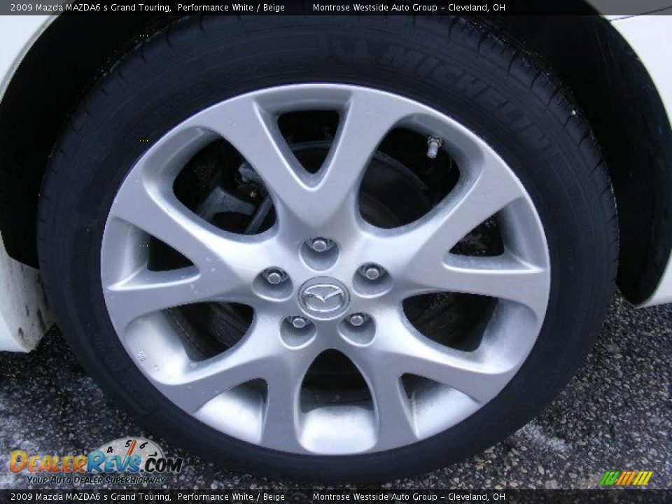 2009 Mazda MAZDA6 s Grand Touring Performance White / Beige Photo #28