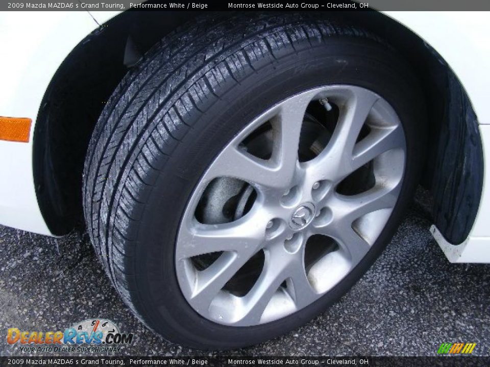 2009 Mazda MAZDA6 s Grand Touring Performance White / Beige Photo #29