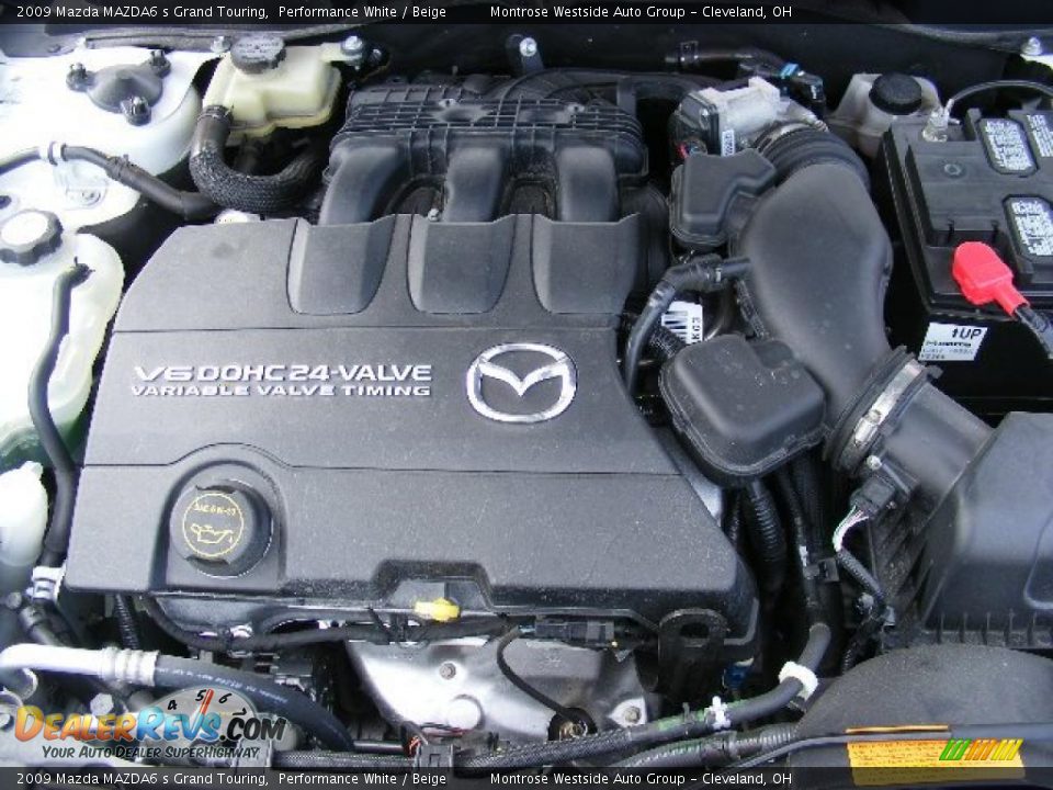 2009 Mazda MAZDA6 s Grand Touring Performance White / Beige Photo #30