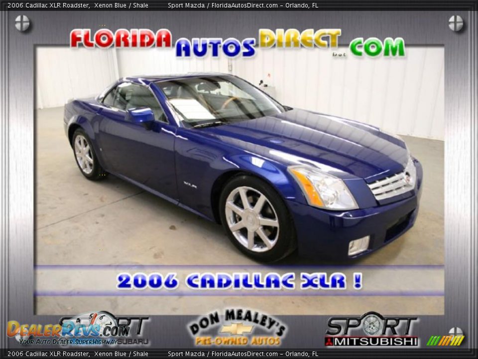 2006 Cadillac XLR Roadster Xenon Blue / Shale Photo #1