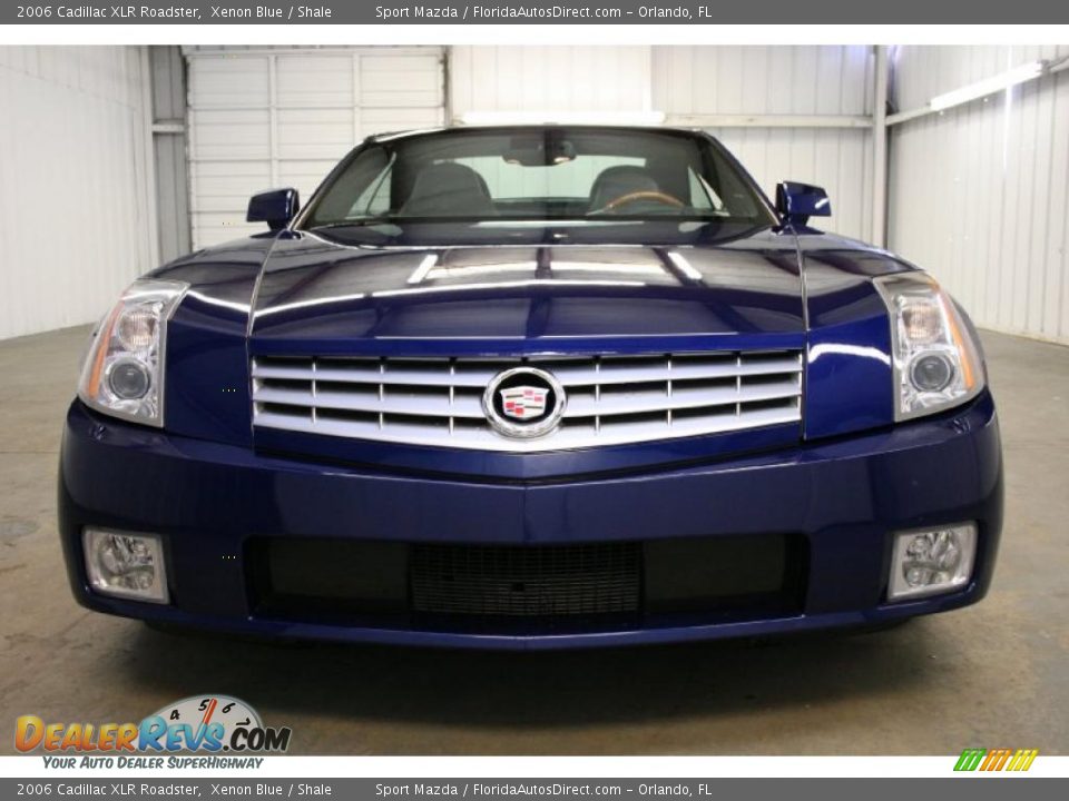 2006 Cadillac XLR Roadster Xenon Blue / Shale Photo #3