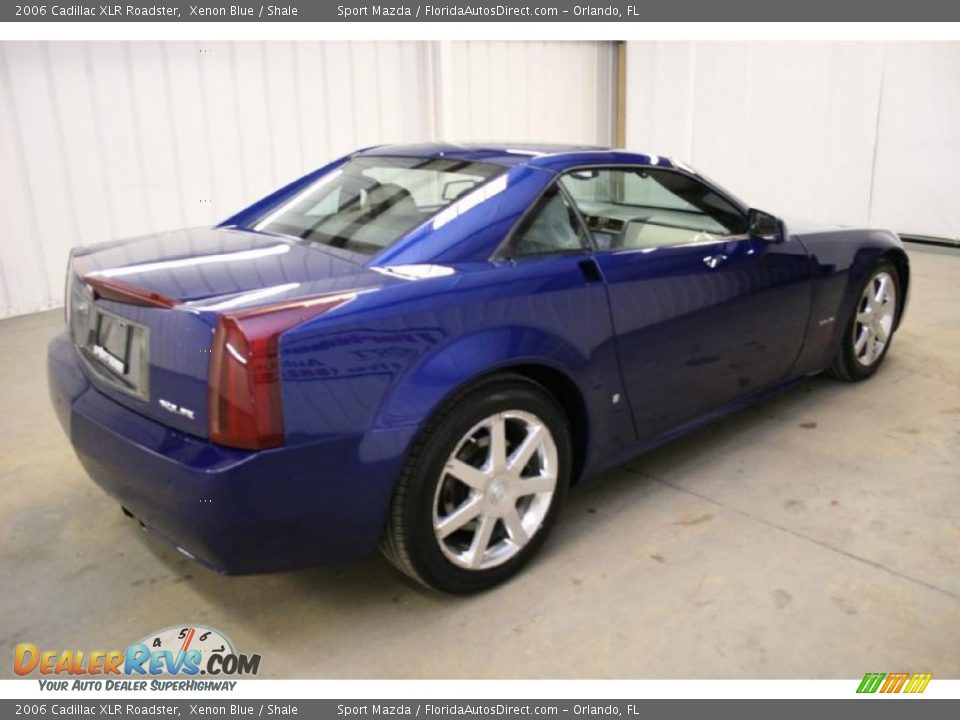 2006 Cadillac XLR Roadster Xenon Blue / Shale Photo #5