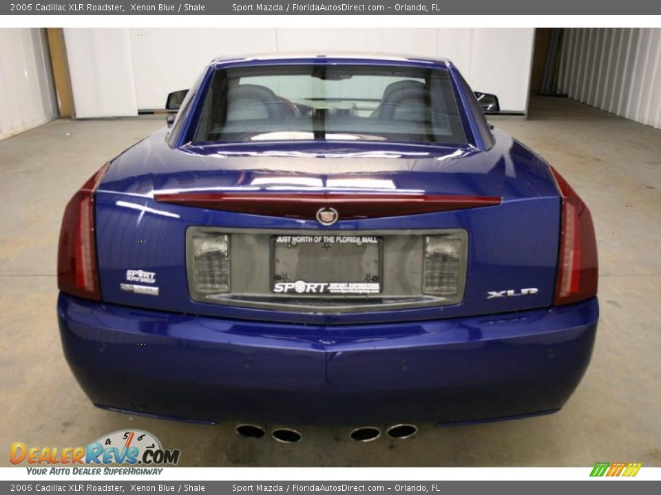 2006 Cadillac XLR Roadster Xenon Blue / Shale Photo #6