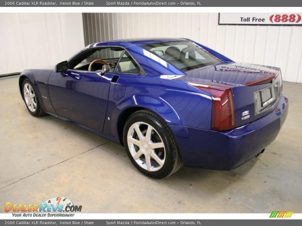 2006 Cadillac XLR Roadster Xenon Blue / Shale Photo #7