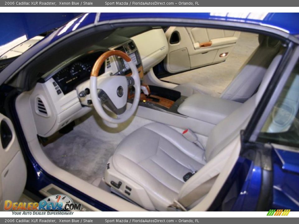 2006 Cadillac XLR Roadster Xenon Blue / Shale Photo #12