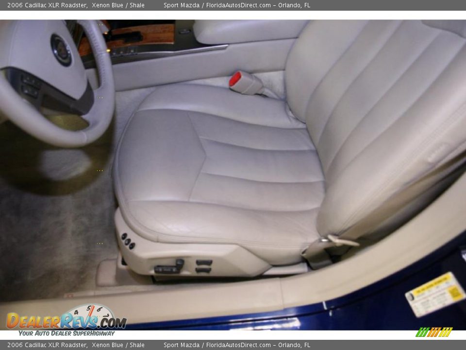 2006 Cadillac XLR Roadster Xenon Blue / Shale Photo #14