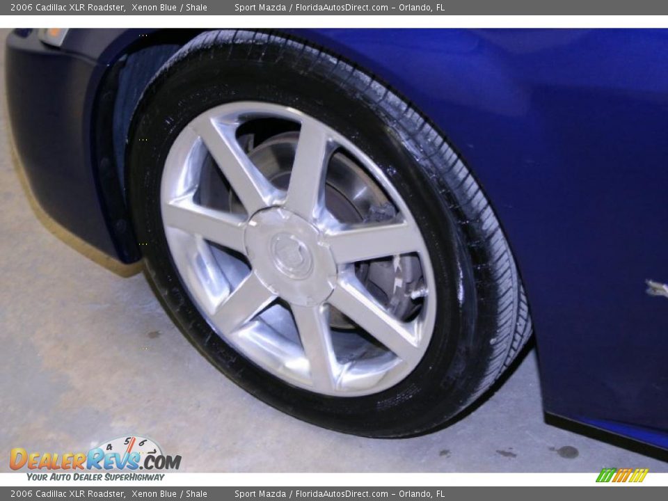 2006 Cadillac XLR Roadster Xenon Blue / Shale Photo #20