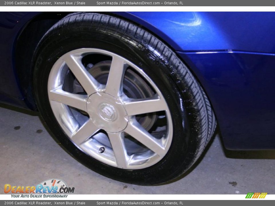 2006 Cadillac XLR Roadster Xenon Blue / Shale Photo #21