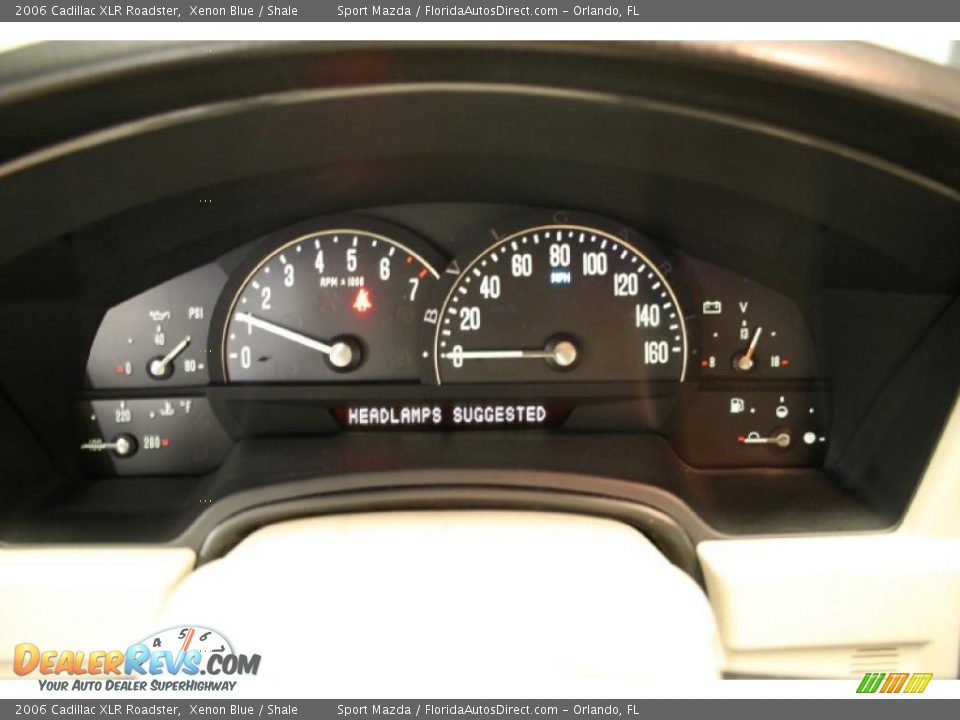 2006 Cadillac XLR Roadster Xenon Blue / Shale Photo #30