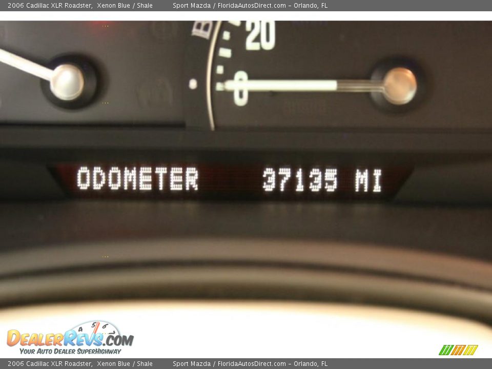 2006 Cadillac XLR Roadster Xenon Blue / Shale Photo #31