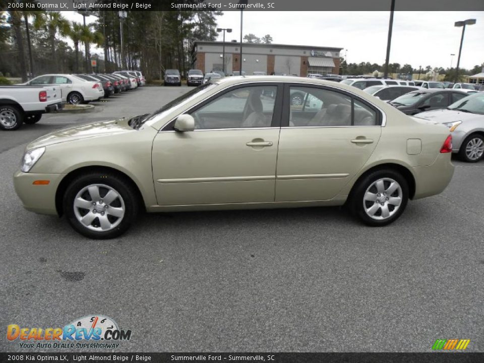 2008 Kia Optima LX Light Almond Beige / Beige Photo #2