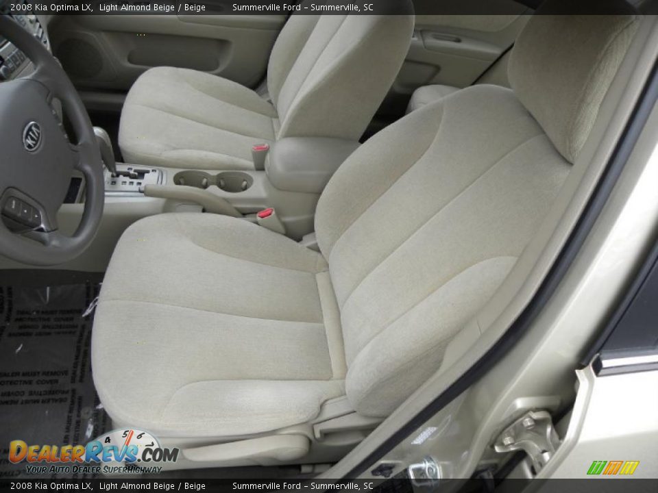 2008 Kia Optima LX Light Almond Beige / Beige Photo #4