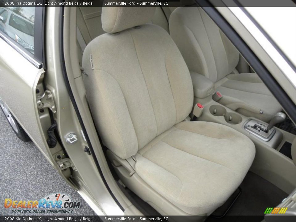 2008 Kia Optima LX Light Almond Beige / Beige Photo #8