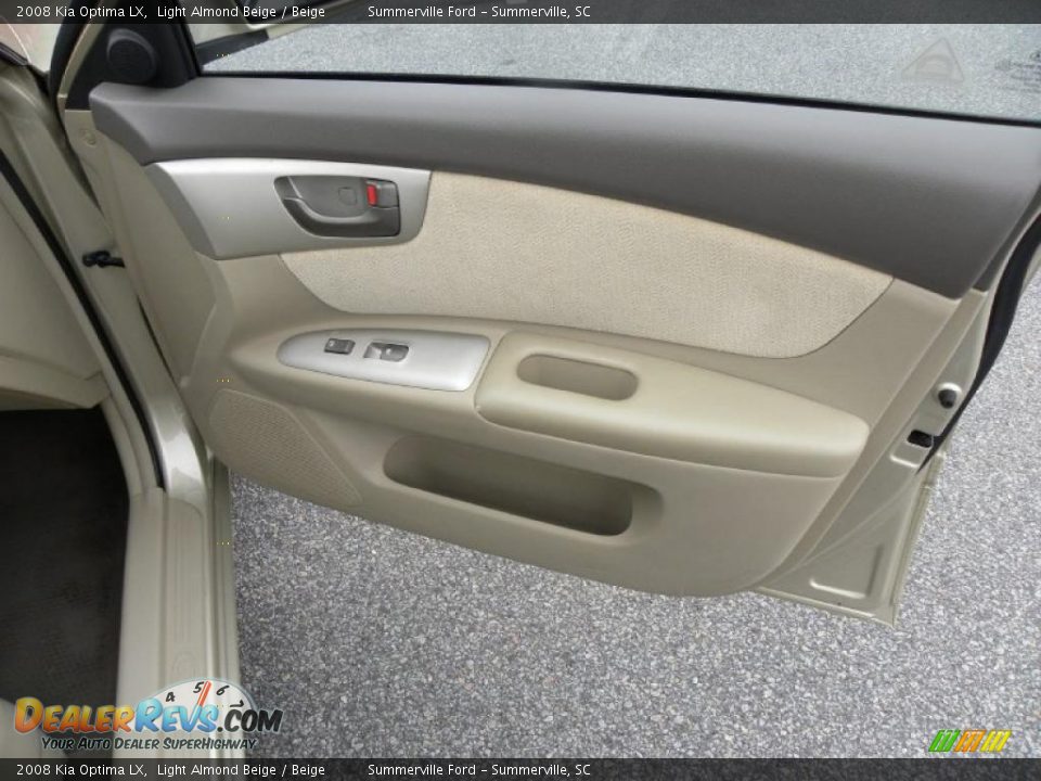 2008 Kia Optima LX Light Almond Beige / Beige Photo #9
