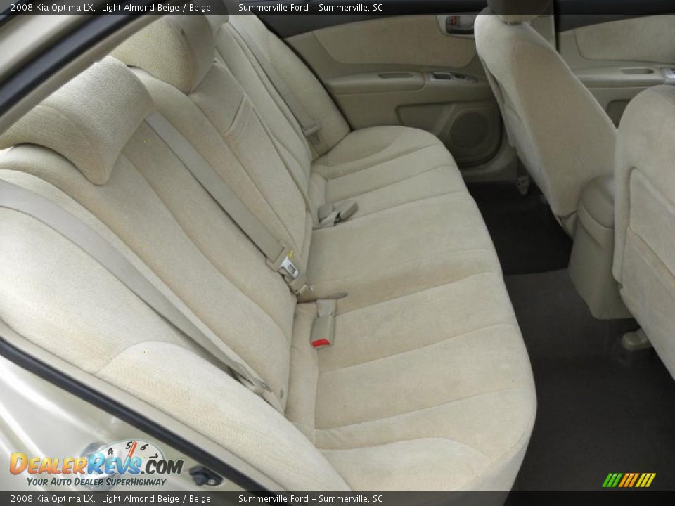 2008 Kia Optima LX Light Almond Beige / Beige Photo #10