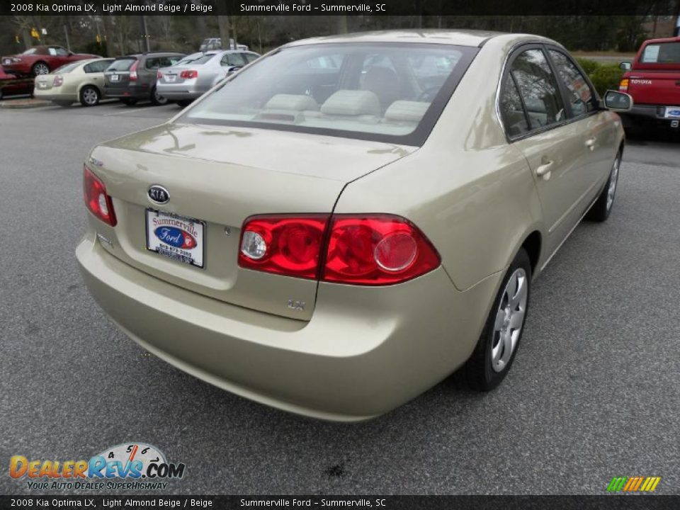 2008 Kia Optima LX Light Almond Beige / Beige Photo #13