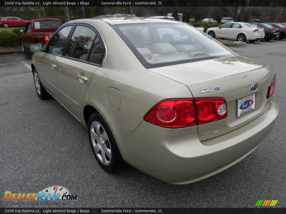 2008 Kia Optima LX Light Almond Beige / Beige Photo #15