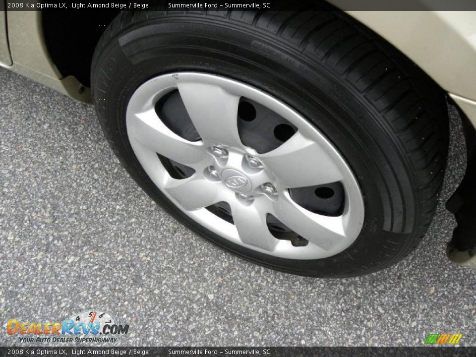 2008 Kia Optima LX Light Almond Beige / Beige Photo #16