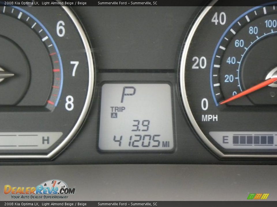 2008 Kia Optima LX Light Almond Beige / Beige Photo #23