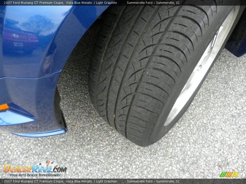 2007 Ford Mustang GT Premium Coupe Vista Blue Metallic / Light Graphite Photo #14