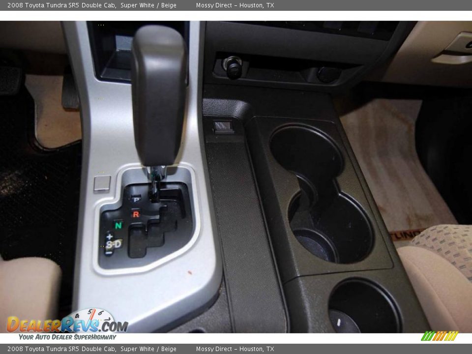2008 Toyota Tundra SR5 Double Cab Super White / Beige Photo #21