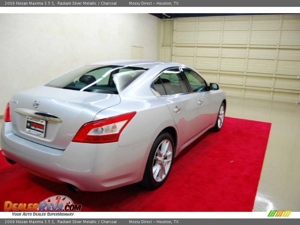 2009 Nissan Maxima 3.5 S Radiant Silver Metallic / Charcoal Photo #6