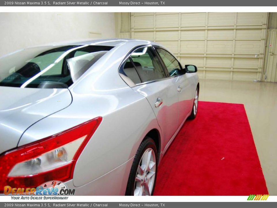 2009 Nissan Maxima 3.5 S Radiant Silver Metallic / Charcoal Photo #7