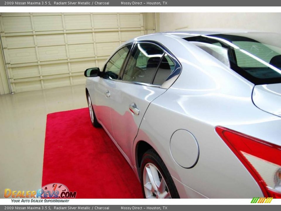 2009 Nissan Maxima 3.5 S Radiant Silver Metallic / Charcoal Photo #9