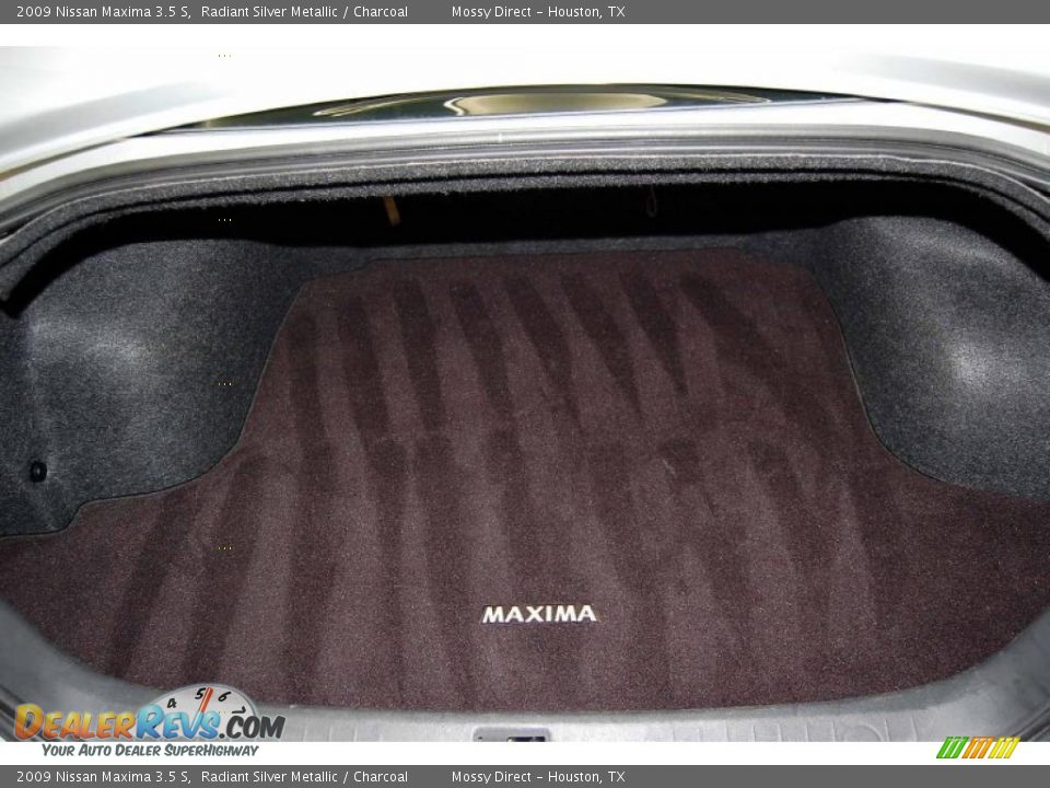 2009 Nissan Maxima 3.5 S Radiant Silver Metallic / Charcoal Photo #22