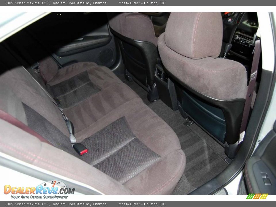 2009 Nissan Maxima 3.5 S Radiant Silver Metallic / Charcoal Photo #24