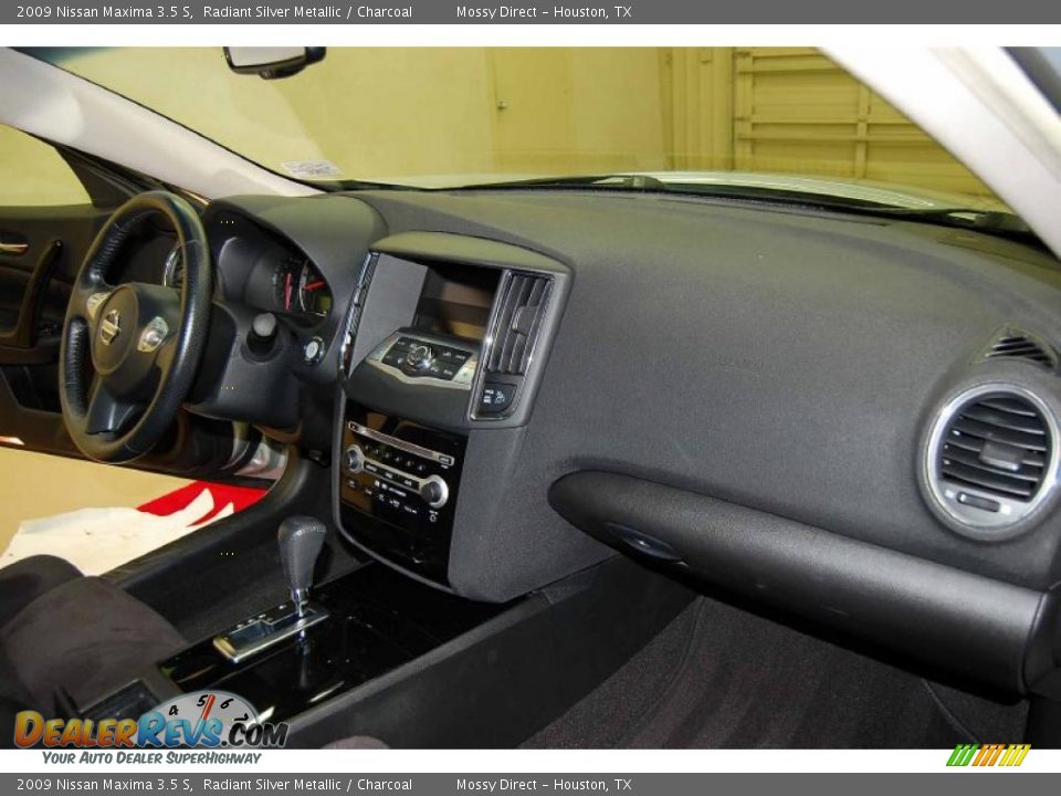 2009 Nissan Maxima 3.5 S Radiant Silver Metallic / Charcoal Photo #27