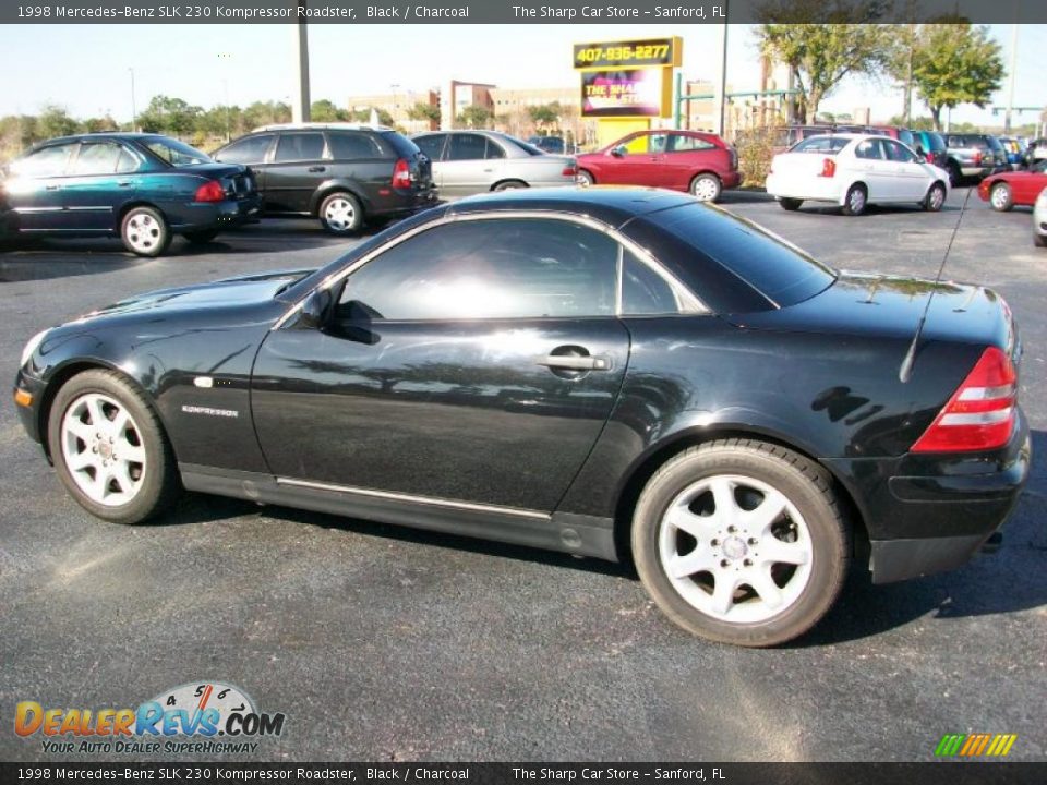 1998 Mercedes-Benz SLK 230 Kompressor Roadster Black / Charcoal Photo #1