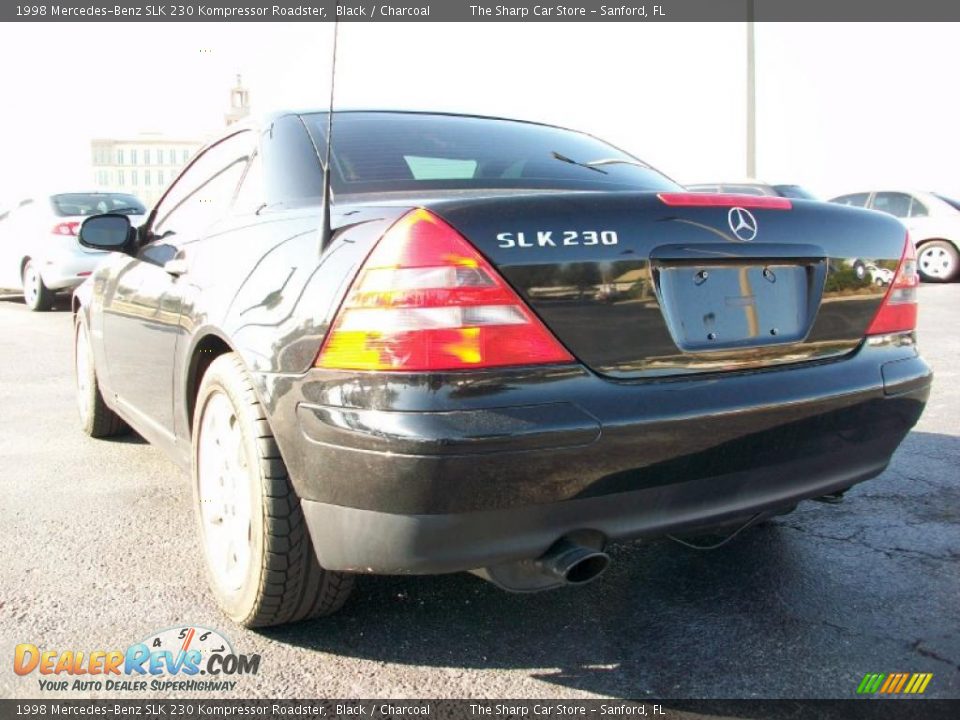 1998 Mercedes-Benz SLK 230 Kompressor Roadster Black / Charcoal Photo #2