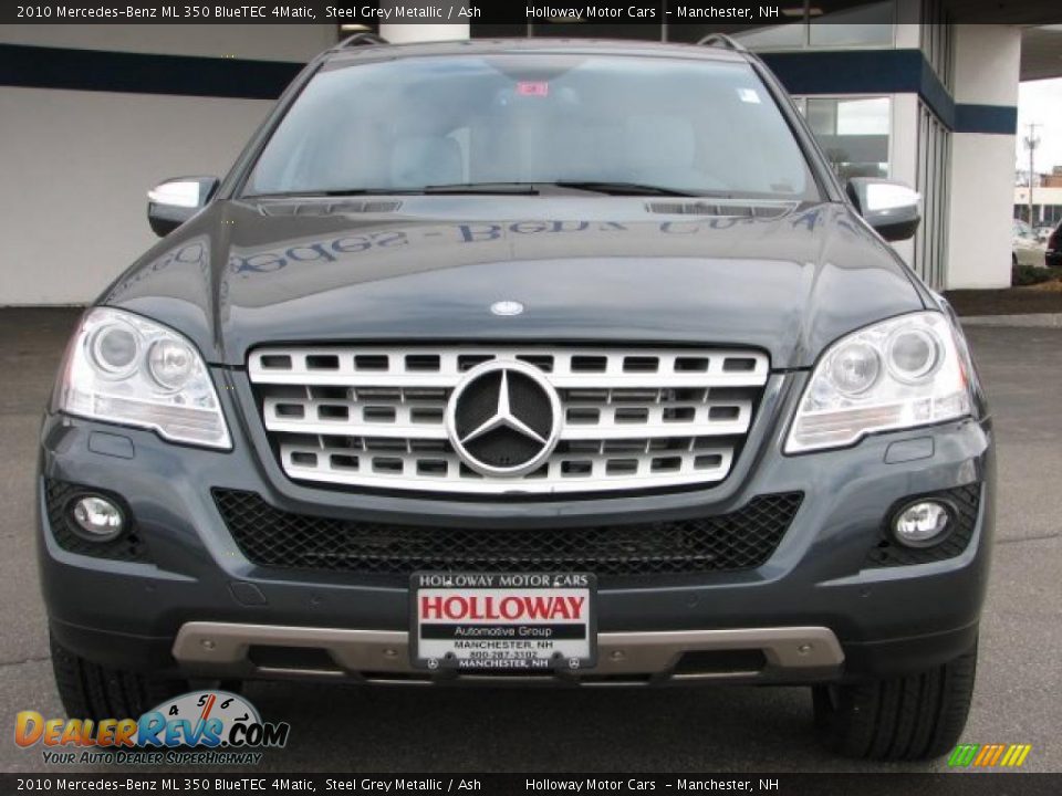 2010 Mercedes-Benz ML 350 BlueTEC 4Matic Steel Grey Metallic / Ash Photo #2